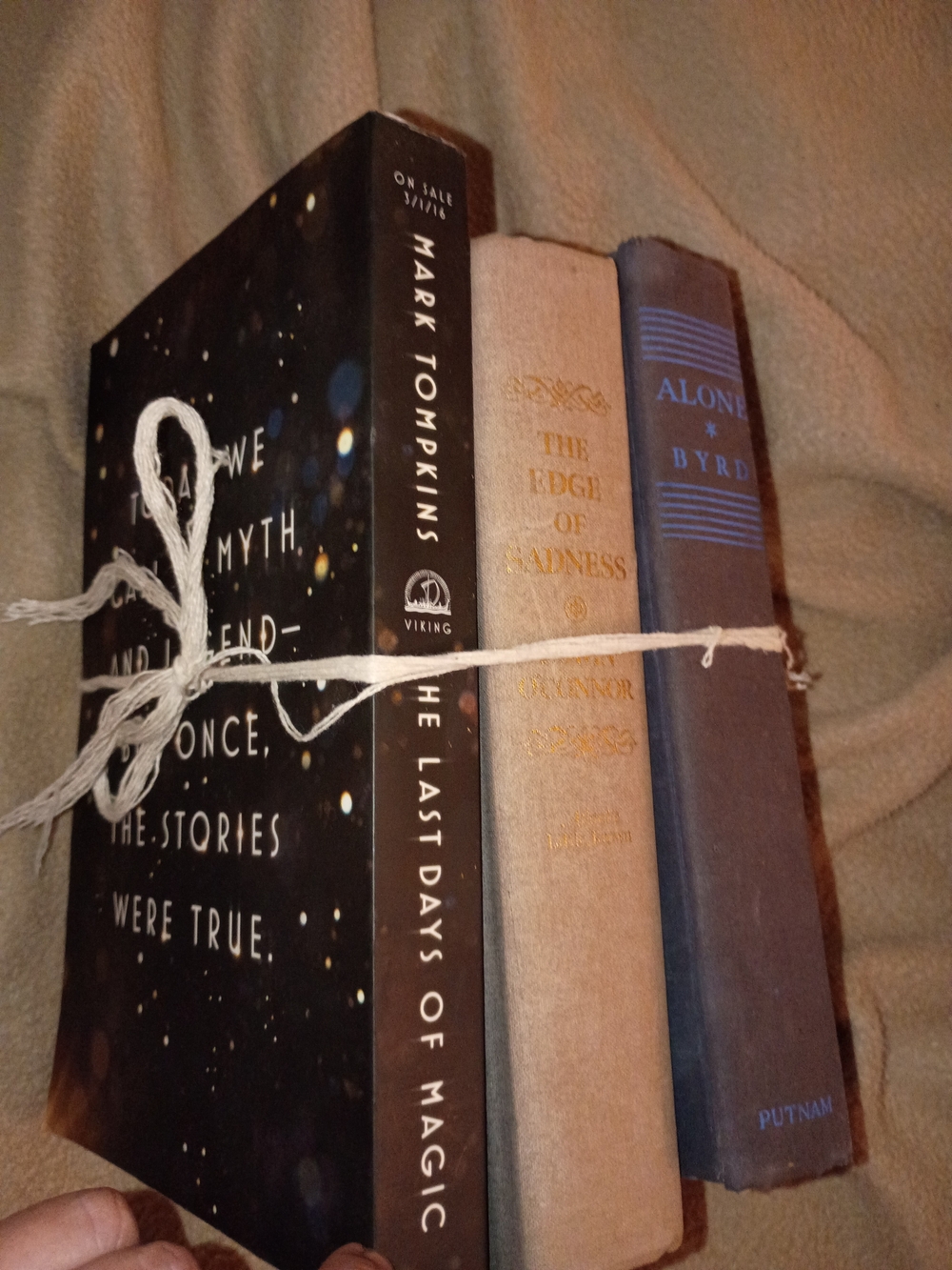 Bundle of Three Decorative Books - Black, Beige, Navy